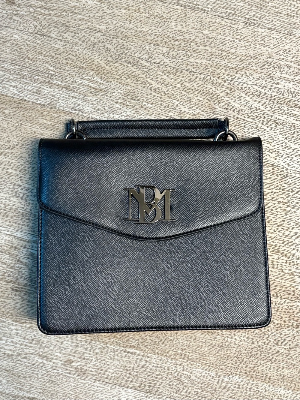 BADGLEY MISCHKA BLACK CLASSIC SATCHEL BAG